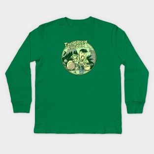 Green Lagoon: Blob the Bartender Kids Long Sleeve T-Shirt